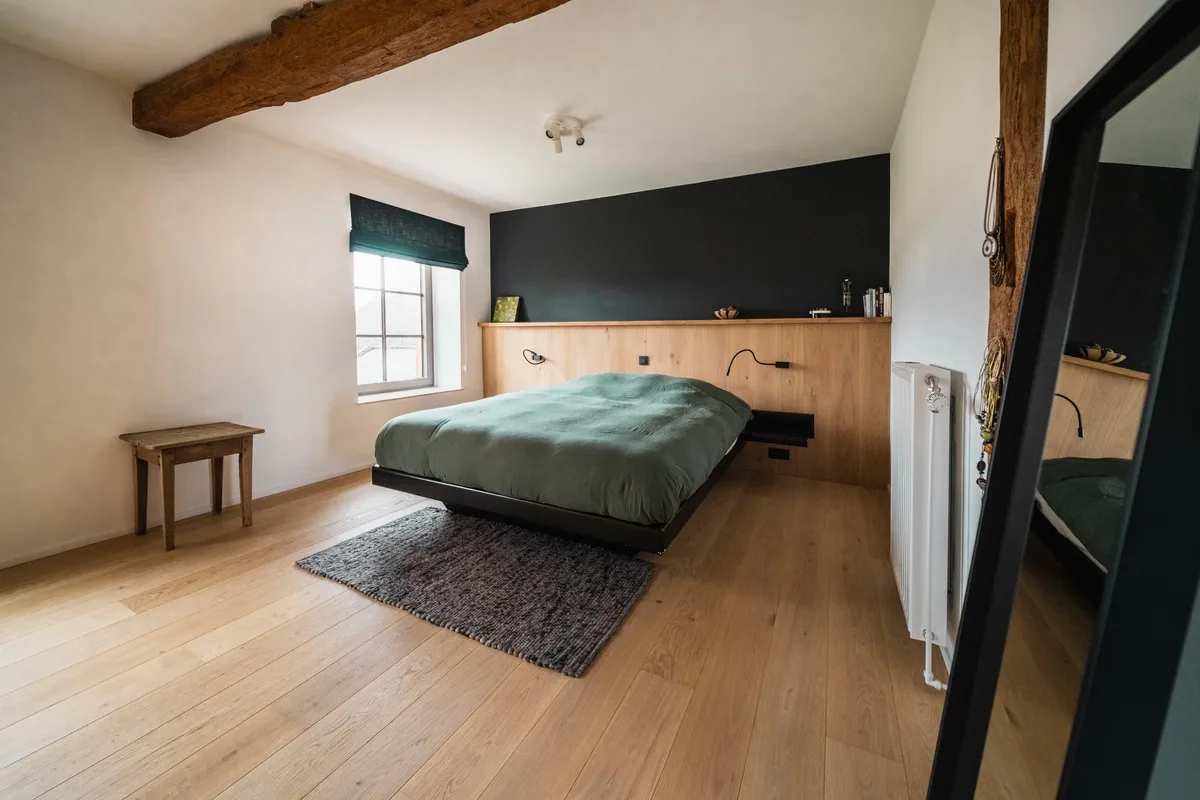 Chambre en parquet et chêne sur mesure
