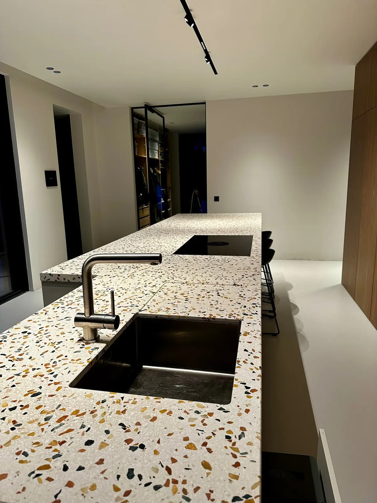 Plan de travail en terrazzo à Soumagne, vue 4