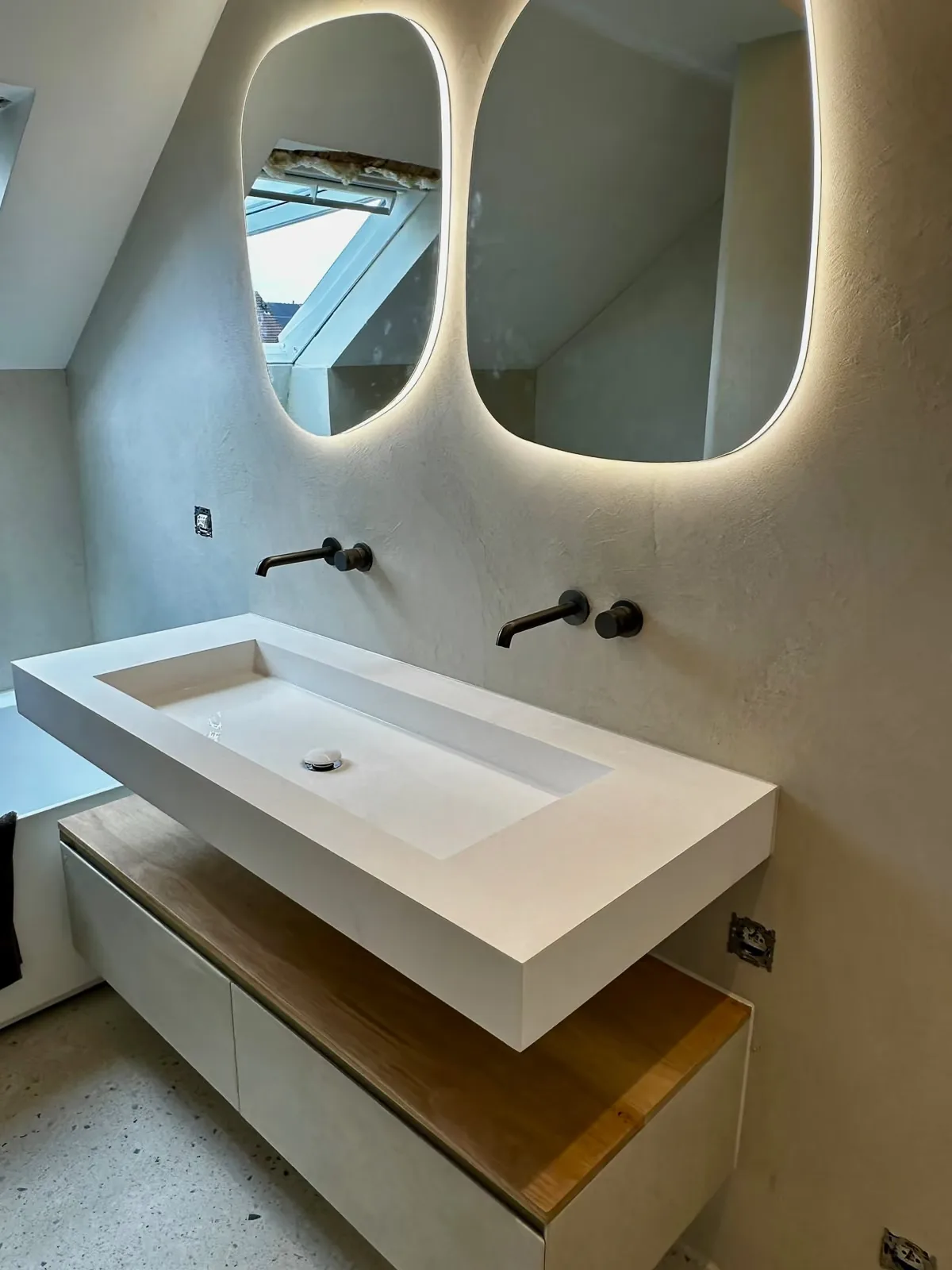 Rénovation en Mortex et terrazzo Bealstone à Zaventem, vue 5