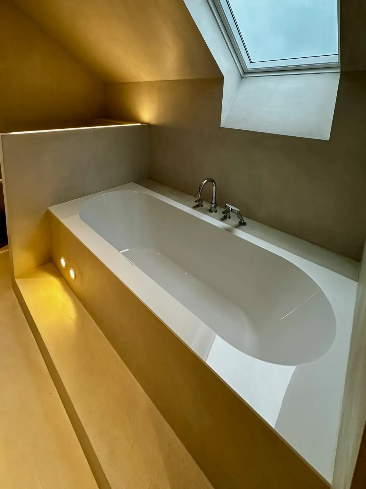 Salle de bain en béton ciré à Metzert, vue 5