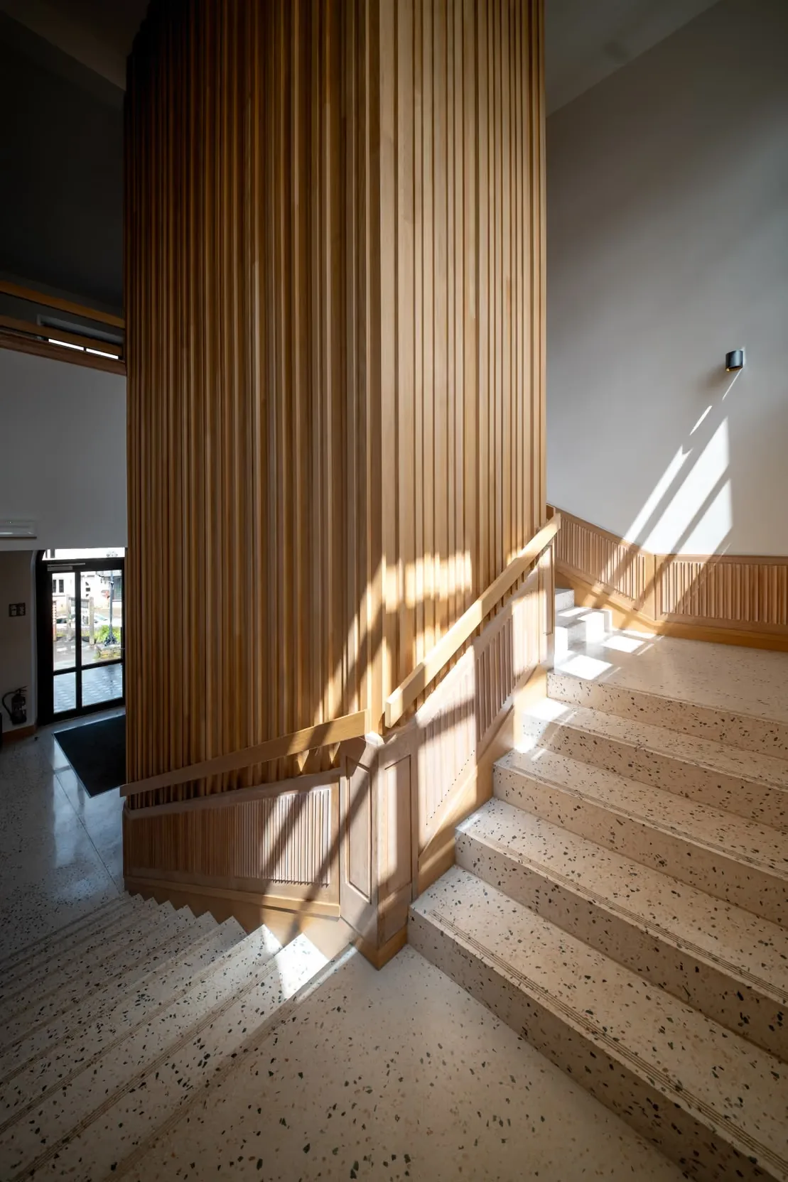 Sol en terrazzo au bâtiment communal de Nassogne, vue 6